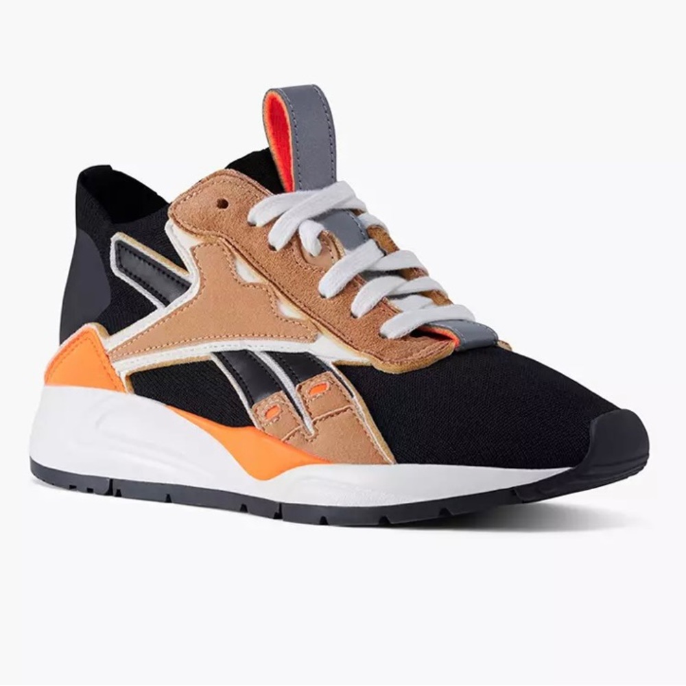 REEBOK X VICTORIA BECKHAM
Bolton Sock stretch-knit, leather and suede sneakers